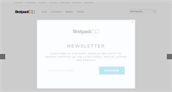 Desktop Screenshot of bratpackstore.com